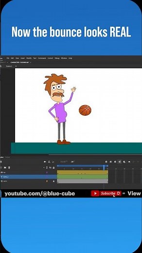 Adobe Animate: Realistic Bounce in Seconds!