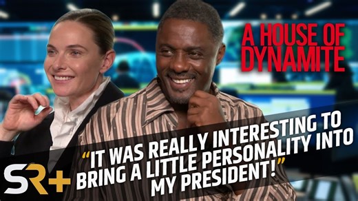 #AHouseOfDynamite stars #RebeccaFerguson and #IdrisElba reflect on the characterization layers they added in small but significant moments and share their take on the film's explosive ending. 🎬 | Screen Rant