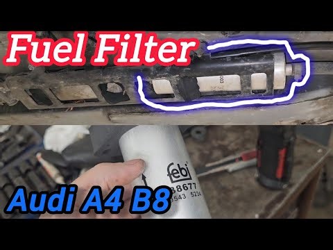 Audi A4 B8 2.0 TDI Fuel Filter Replacement
