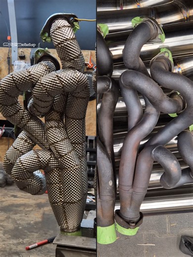 Heatshield Wrapping on BMW M3 E92 Exhaust Manifold