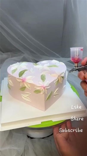 #asthetic Flower Cake Decorating Ideas #cake #cakedesign #cakedecorating #ideas #shorts