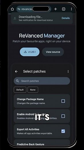 How To Download & Use Revanced Manager App To Patch (Patch Android Apps On Any Device)