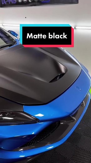 Black always classic, matte black that’s most people will try it#carwrap #wrapping