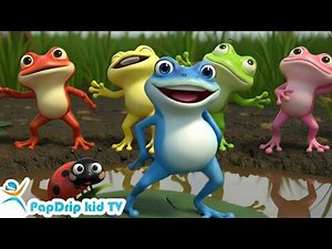 Five Little Speckled Frogs Dance 🐸 | Kids Songs & Nursery Rhymes for Babies