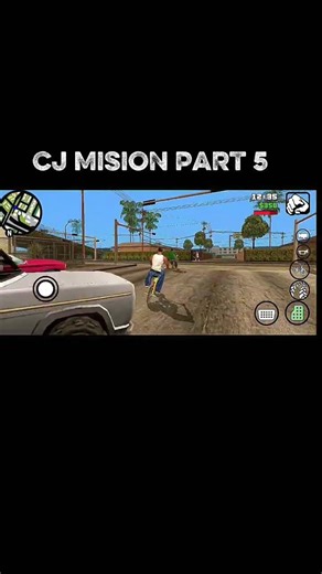 CJ Surrounded by Gangsters 😱🔥 | GTA San Andreas Part 5 #shorts📝