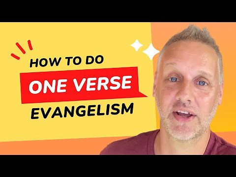How to do One Verse Evangelism with Romans 6:23
