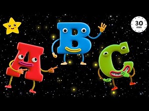 ABC Song for Toddlers | Learn ABCD Alphabet A-Z with COLORS & SHAPES | Preschool & Kindergarten