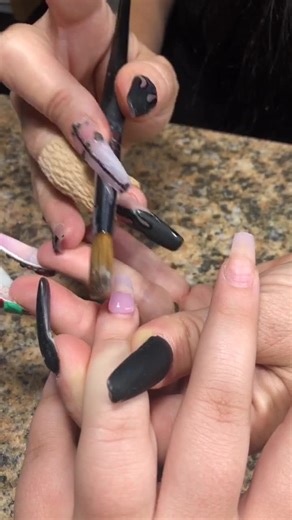 Blue Matte Nail Art Design Tutorial