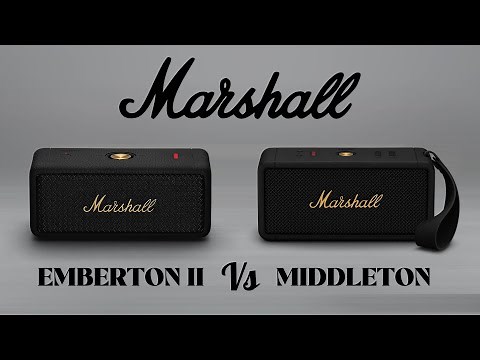 Marshall Emberton 2 II vs Middleton Portable Bluetooth Speakers | Compare | Specifications Features