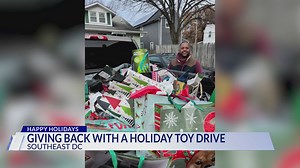 Former Ward 8 ANC commissioner gives back with holiday toy drive in DC