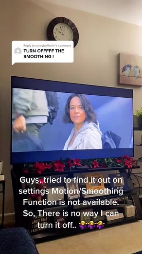 How to Turn Off Motion Smoothing on Your TV | Reply to @coreyhoffarth