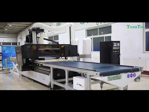 Automatic loading and unloading CNC cutting machine - English