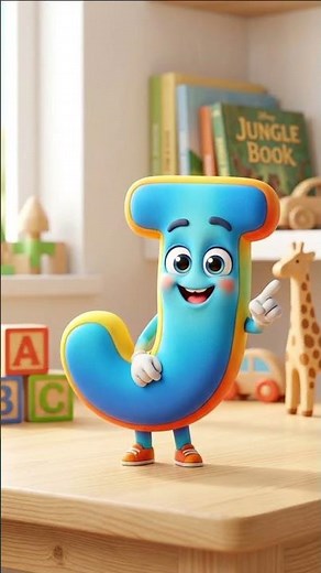 🎓 Apprends la lettre J avec Le Petit Génie ! #apprendre #alphabet #apprendrelefrançais #kidslearning