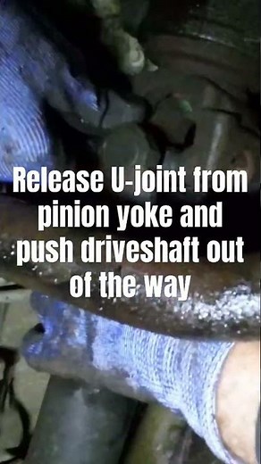 How to remove broken front differential from Chevrolet Silverado.