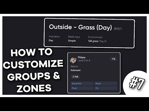 Managing Zones and Groups (Wild Encounters) - How To Make a Pokémon Fan Game Episode 7