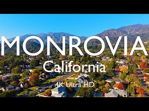 Monrovia, California by Drone 🇺🇸 [4K]