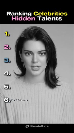 Ranking Celebrities Hidden Talents