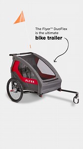 32 reactions · 4 comments | From roll ➡️ to stroll, introducing the Flyer™ Duoflex! This bike trailer transforms into a double stroller in minutes for all-day adventures. Even when folded, you can easily guide the Flyer™ Duoflex into storage when not in us with no disassembly required. Learn more: https://flyer.radioflyer.com/flyer-duoflex.html | Radio Flyer | Facebook