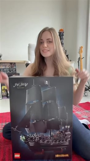 Danielle Alexandra on Instagram: "My new Lego set! The Black Pearl from Pirates of The Caribbean #lego #geek #scottish #fyp"