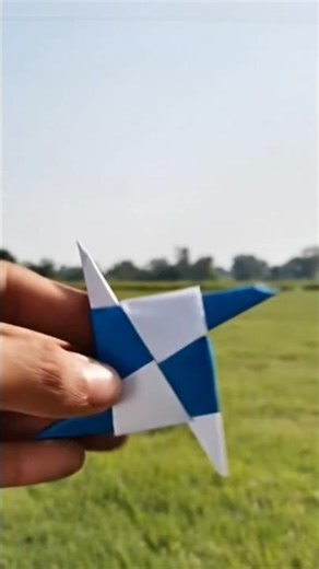 Easy Paper Spinner ⭐#papercraft#paperspinner#origami#diycraft#paperstar#easycraft