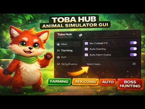 Animal Simulator script – (Auto Farm, Troll Players)