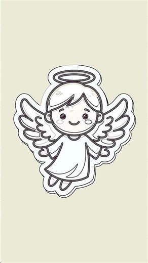 Easy Angel Drawing Tutorial for Beginners with Chillify