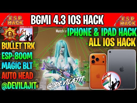 bgmi ios hack 4.3 free |how to hack bgmi ios 4.3 |skin hack bgmi ios | iPad And IPhone ios hack free