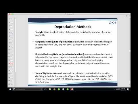 Fixed Assets and Depreciation Basics for QuickBooks Users