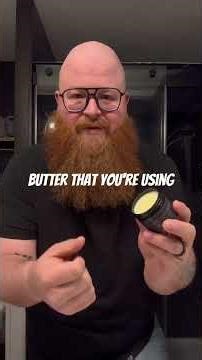 Beard butter tutorial #beardcare #beardbutter @thebeardedmackgrooming 👕@ONEBONEBRAND