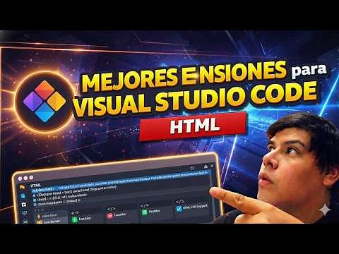mejores EXTENSIONES para VISUAL STUDIO CODE HTML 😱