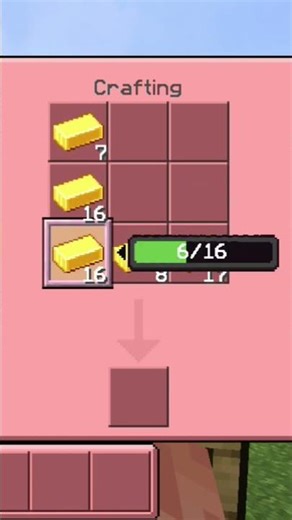 how to make a gold block in minecraft