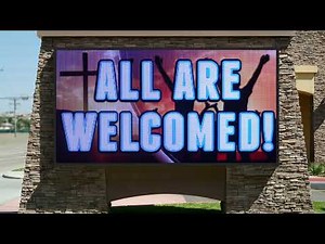 Church Monument LED Sign