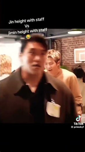 Jin vs Jimin height BTS lovers ❤️💜💜💜💜💜💜💜