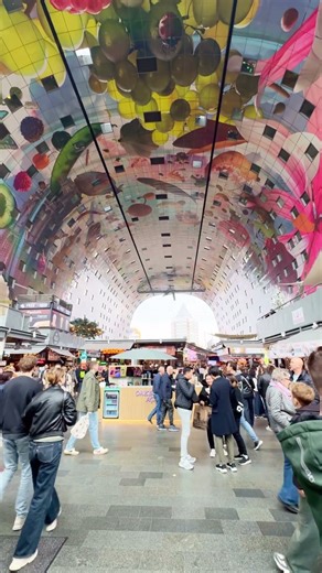 Inside Rotterdam’s Iconic Markthal! 🇳🇱✨