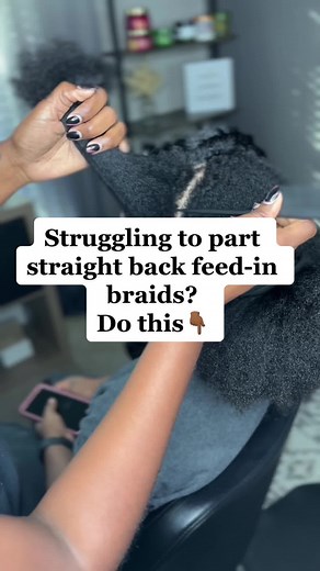 The best way to get the perfect parts is to separate the hair in sections and connect each row. #prepart #feedinbraids #straightbackbraids #ocalabraider #iteachbraiders #cornrowsbraids