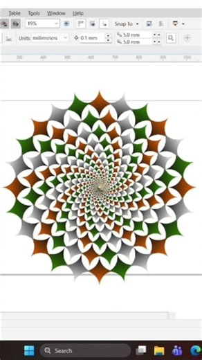 tutorial Design in coreldraw part 73 #shorts #ytshorts #viral