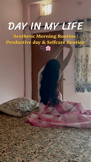 Day in my life🌸🫧✨ Aesthetic Morning Routine | Productive Day & selfcare Routine 🕊️🌿☘️🤍 #shorts