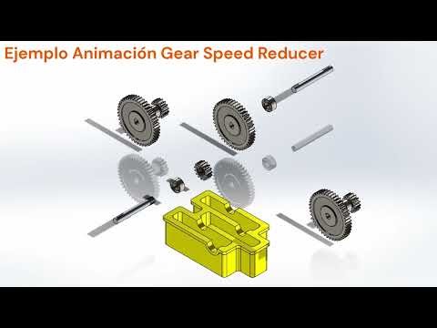 SolidWorks - Animación Gear Speed Reducer