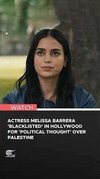 Actress Melissa Barrera 'blacklisted' in Hollywood for 'political thought' over Palestine