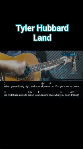 Tyler Hubbard - Land Guitar Chords Lyrics #shorts