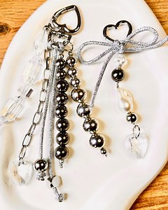 Personalized Beaded Phone Charm, Anti Theft Bag Accessory - Etsy