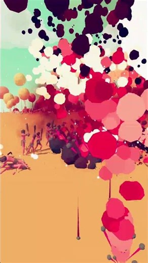 explosion and blast#Shorts #totallyaccuratebattlesimulator #tabs #gaming #redvsblue