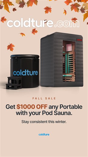 There's no better time to complete your wellness nook.👇 This week only, buy a Pod Infrared Sauna and get $1,000 OFF our best-selling portable cold plunges. The Pod Infrared Sauna boasts: 📲 Wireless LCD Control Panel 🔥 Infrared Temperatures Up To 65°C 🔌 Standard 110V/15A Plug & Play ♨️ 4 Red Light Panels 🔈 JBL Sound Dystem 👥 2 Person Capacity 🇨🇦 Canadian Red Cedar and Hemlock Construction Shop the Fall Into Wellness Sale today! | Coldture
