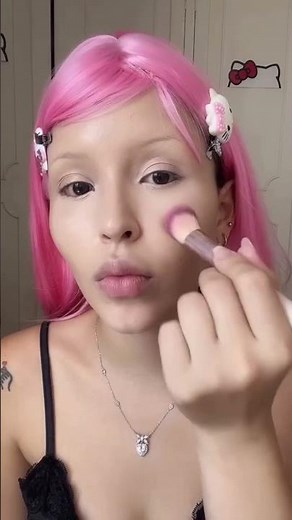 MANGA INSPIRED SOFT PINK MAKEUP LOOK. TRANSITION BLUSH TUTORIAL. ANIME INSPIRED MAKEUP.
