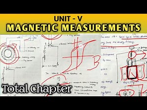 magnetic measurements full chapter | ballistic galvanometer | flux meter |dc & ac tests | unit v