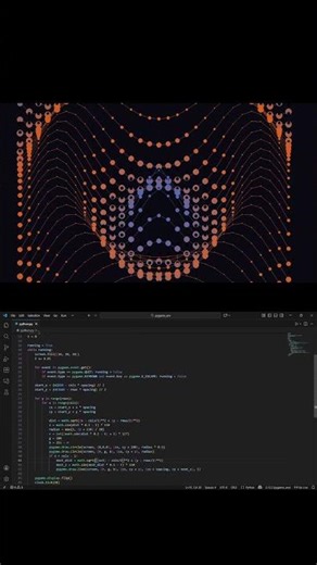 Breathing Wave #python #coding #pythonprogramming #asmr