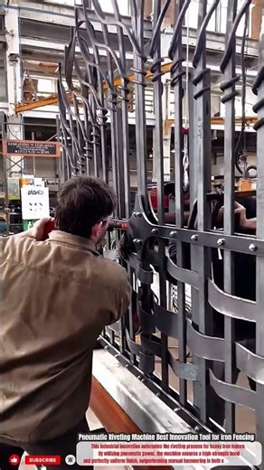 Pneumatic Riveting Machine Best Innovation Tool for Iron Fencing