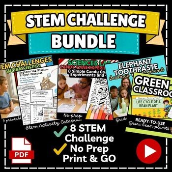 STEM Activities Bundle K–3 | Science Experiments Projects Worksheets Challenges