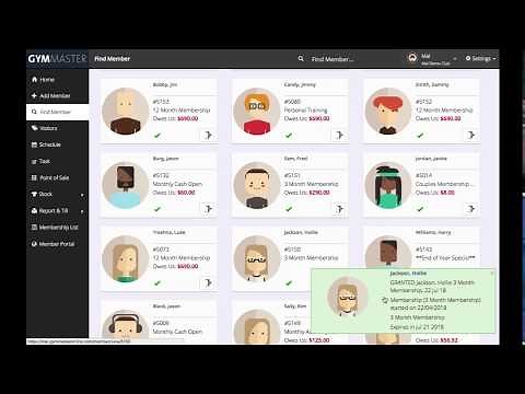 GymMaster Online Demonstration
