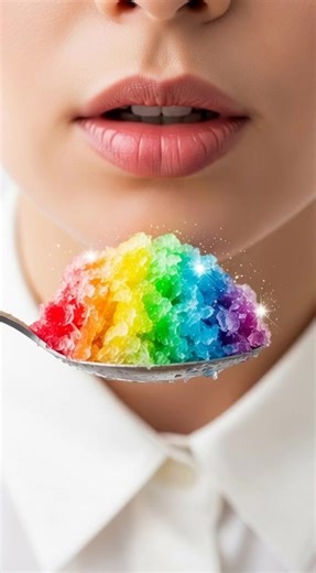 Rainbow Sprinkle Eating ASMR Experience